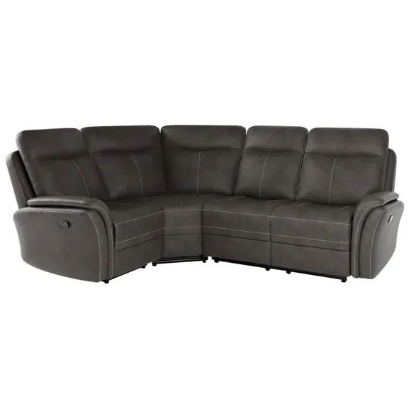 Monte Faux Suede Reclining Corner Sofa 3
