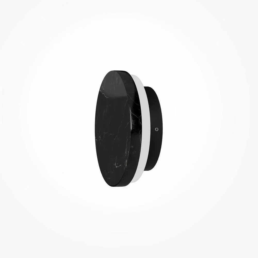 Netlighting Basic Texture LED Flush Wall Lamp Black 2700 3000 4000K 2