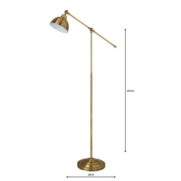 Lever Arm Reading Floor Lamp 5