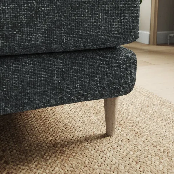 Sven Chunky Chenille Reversible Corner Chaise Sofa 4