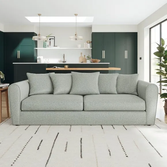 Blake Basket Weave Texture 4 Seater Sofa
