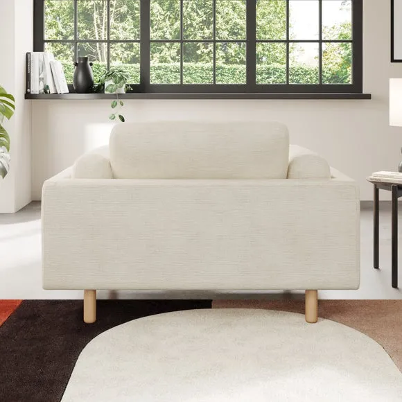 Newton Chunky Tonal Weave Snuggle Chair 3