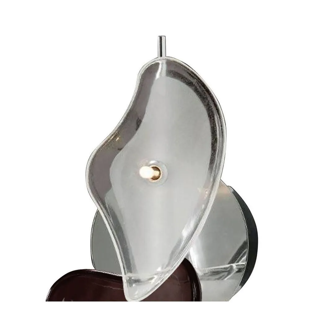 Netlighting Otto Ceiling Wall Chrome Black Glass 2 Light G4 CFL Compatible NOT LED in Silver 5