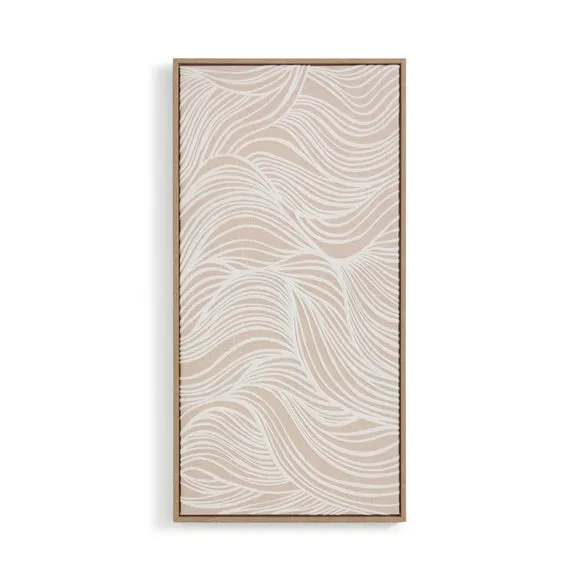 Coastal Swirl Framed Canvas 3