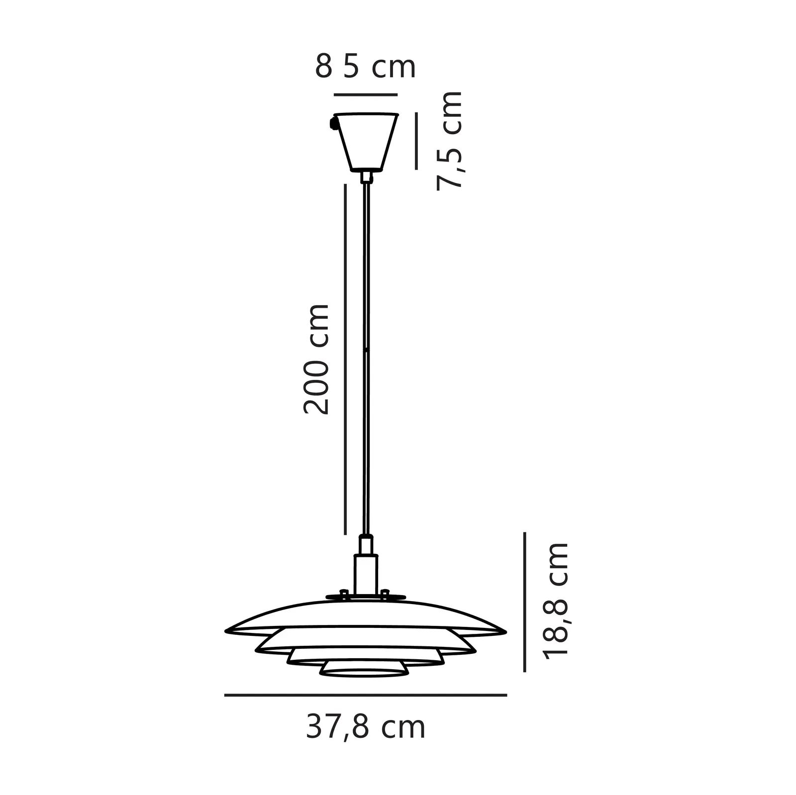 Nordlux Bretagne Pendant Light Copper Metal Dining Room G9 Mains 38cm 5