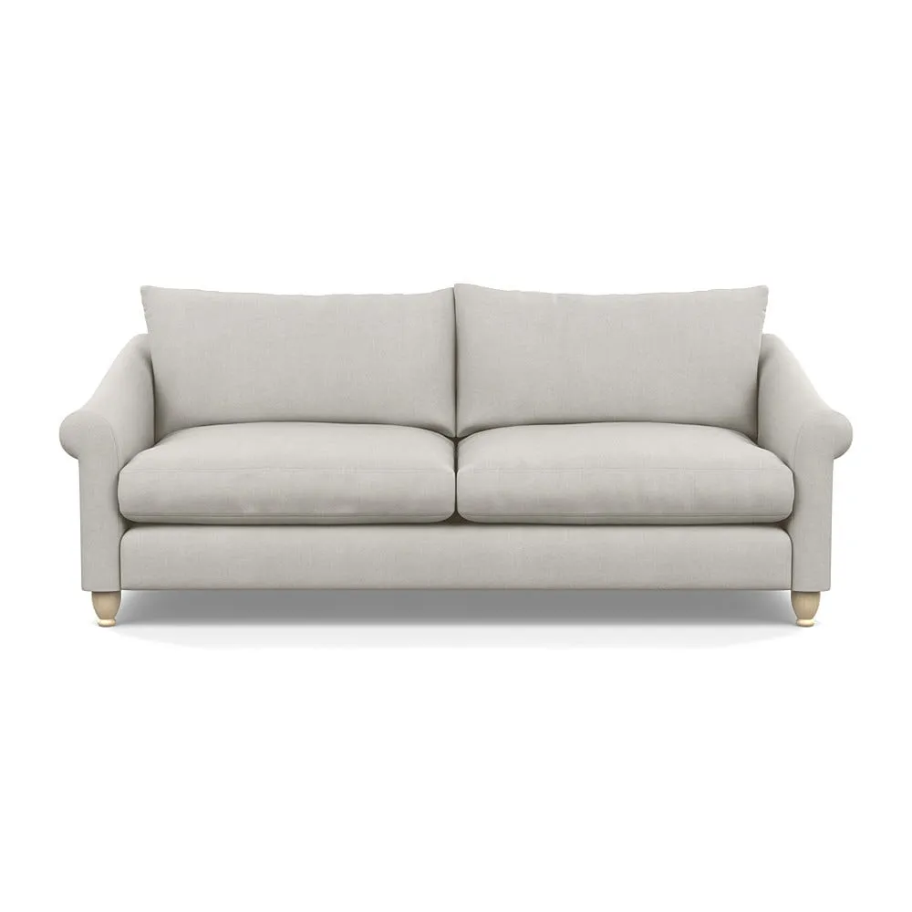 Heal's Devon 4 Seater Sofa Capelo Linen-Cotton Sea Salt Natural Feet 1