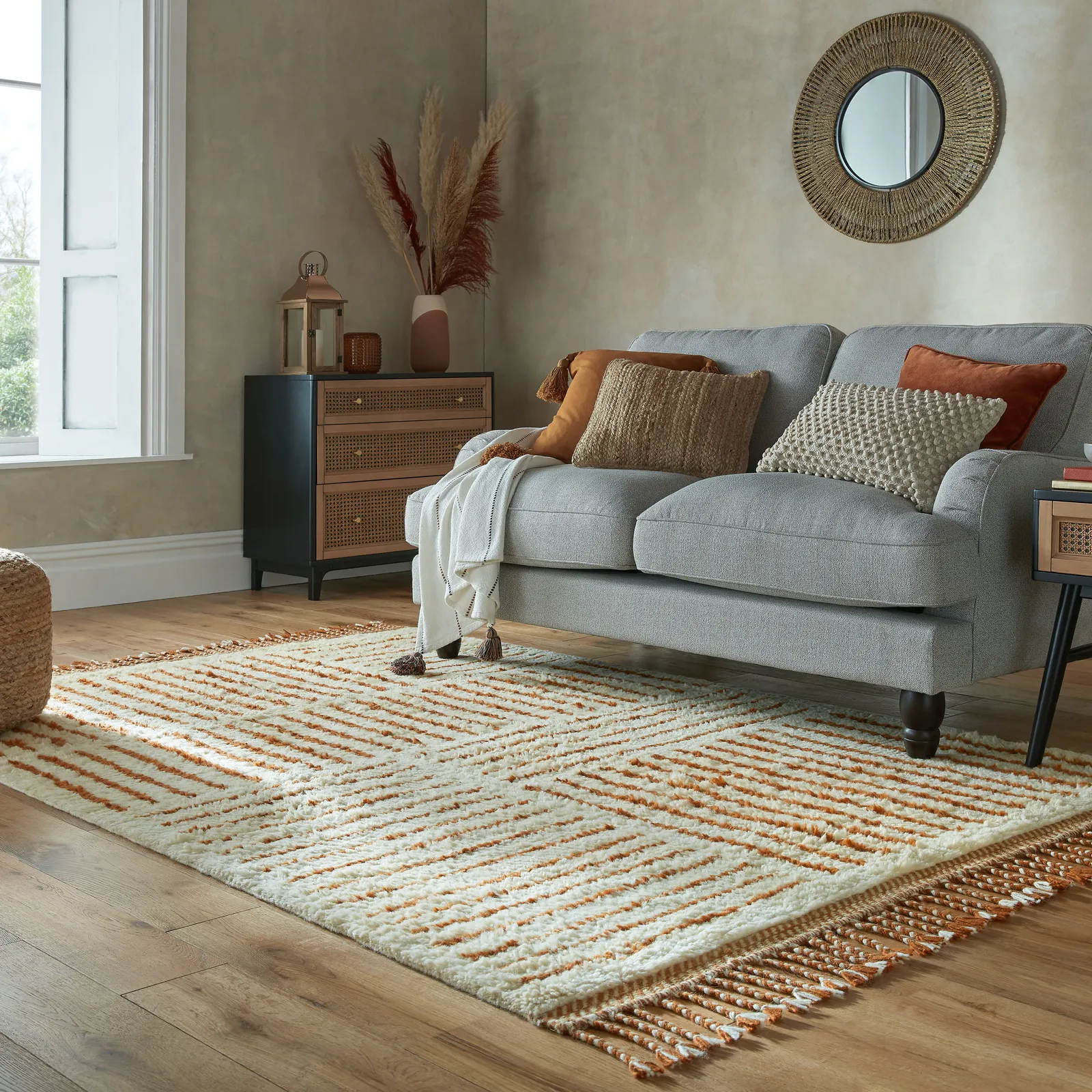 Deniz Wool Berber Rug Deniz Butterscotch