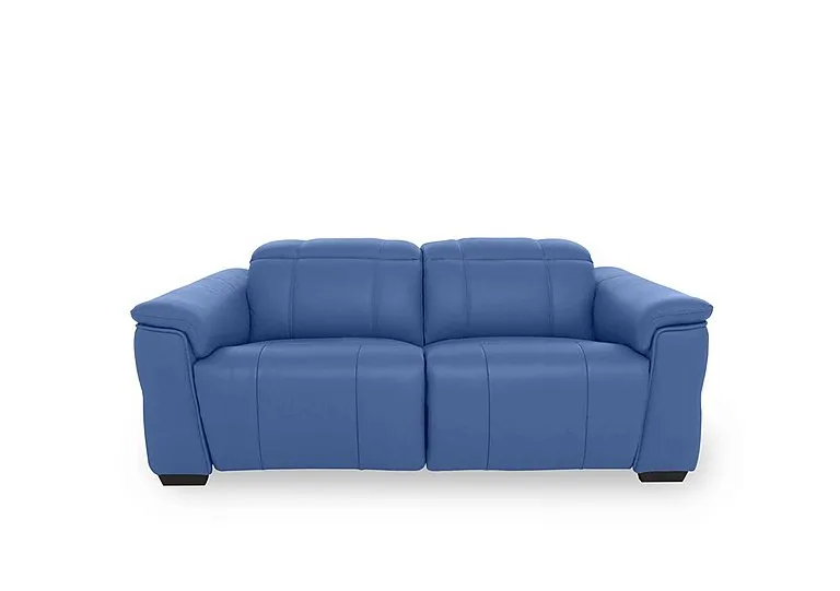 Inca NC Leather 2 Seater Power Recliner Sofa with Power Headrests - Aegean - Sofas and Armchairs - In Time for Christmas