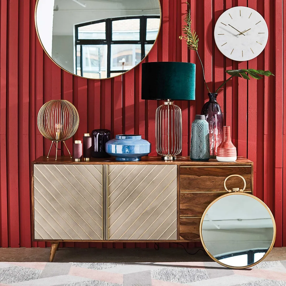 French Gold Wire Table Lamp Metal | Barker & Stonehouse 2