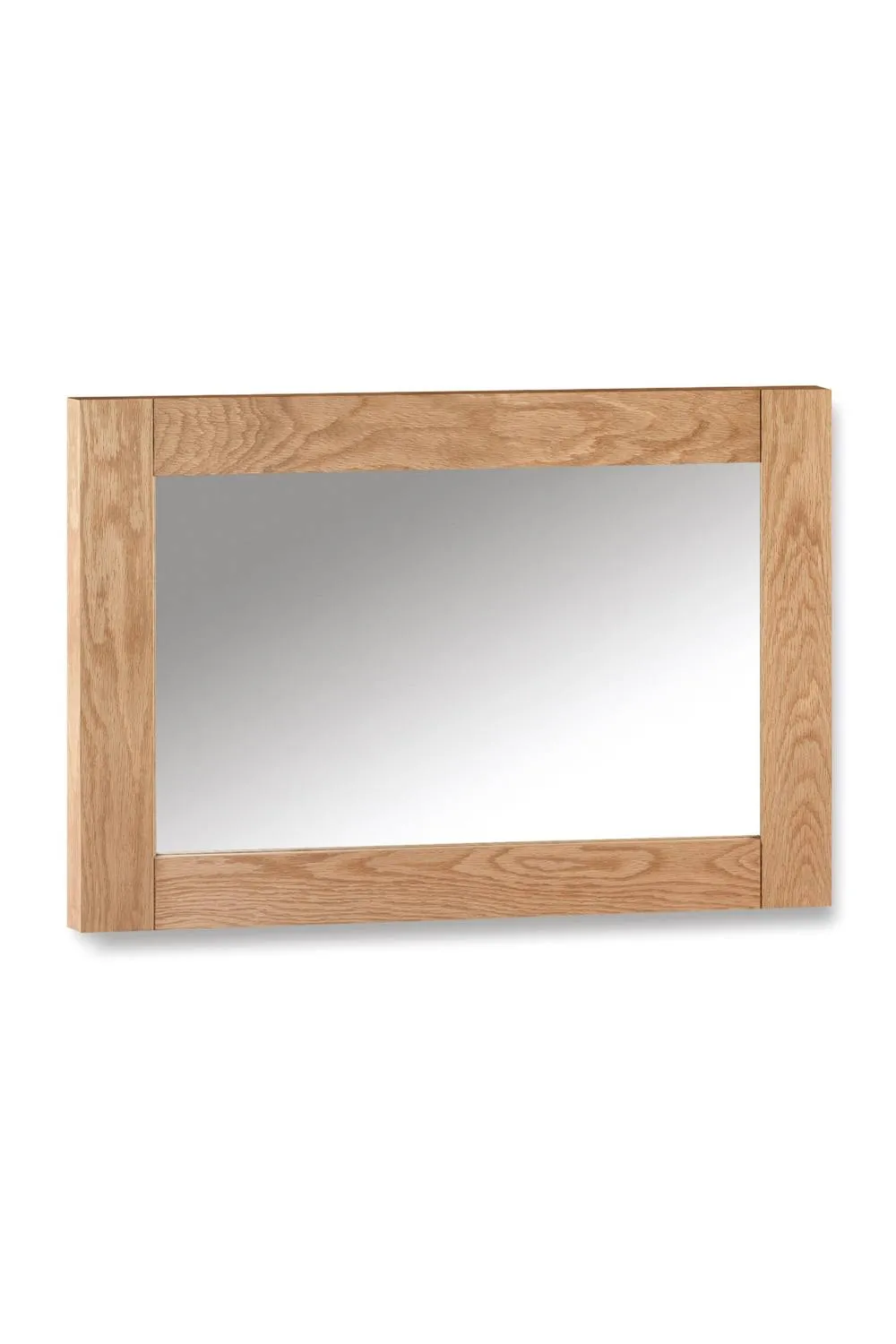 Julian Bowen Marlborough Rectangular Wall Mirror in Light Oak 4