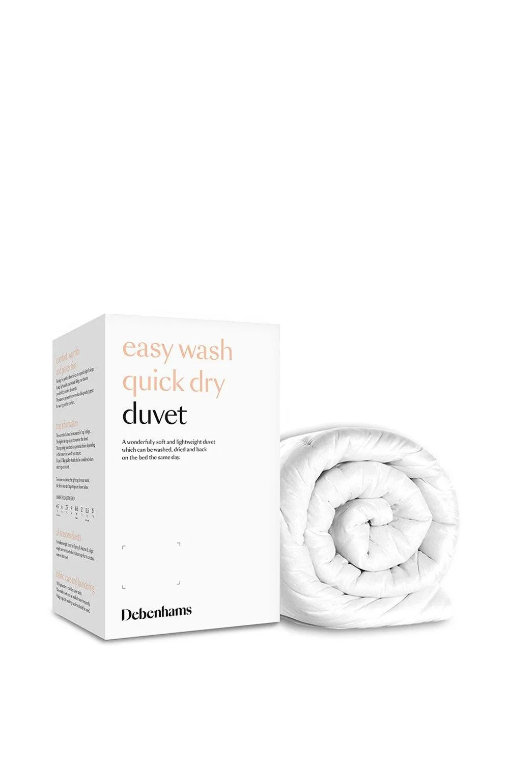 Easy Wash Quick Dry Single Duvet 4.5 Tog