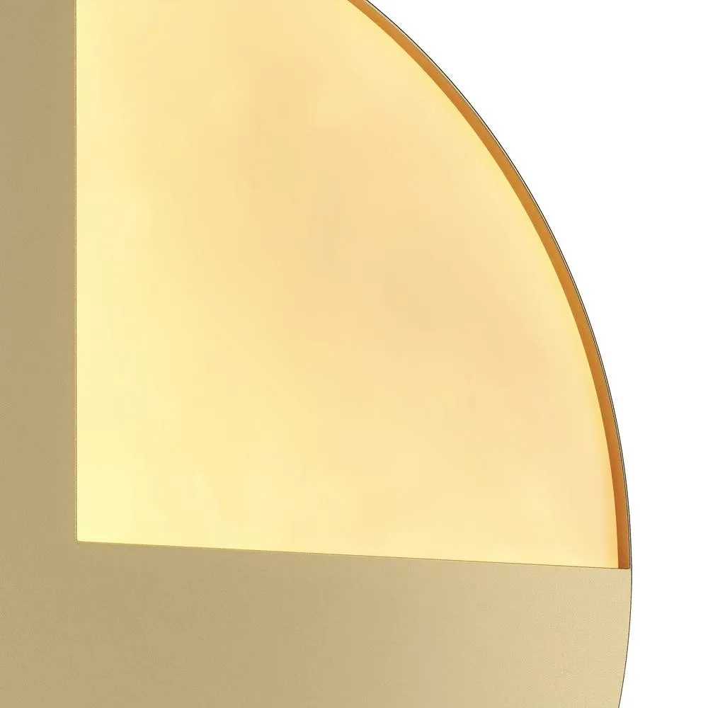 Netlighting Jupiter Modern Integrated LED Wall Lamp Brass 3000K in Gold 3