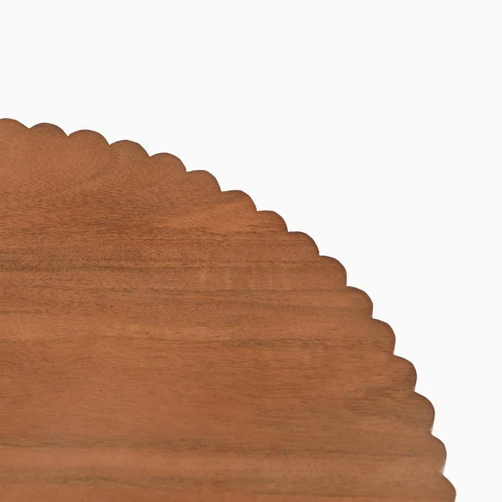FurnitureboxUK Hood Round Walnut Wood Coffee Table 4