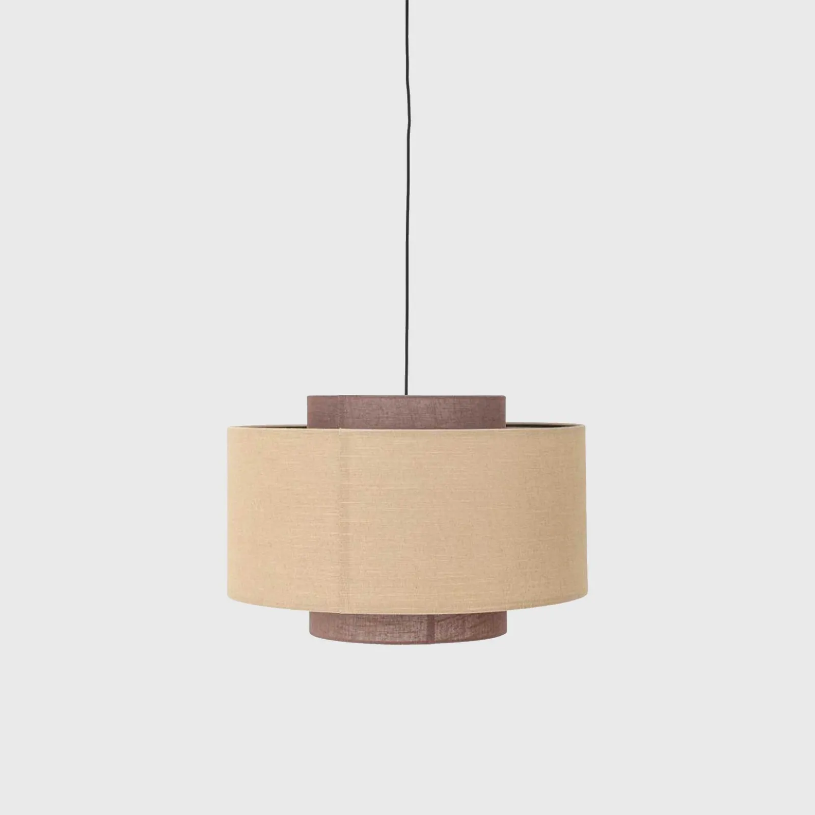 NATURAL TWO TIER PENDANT LIGHT, Neutral | Barker & Stonehouse