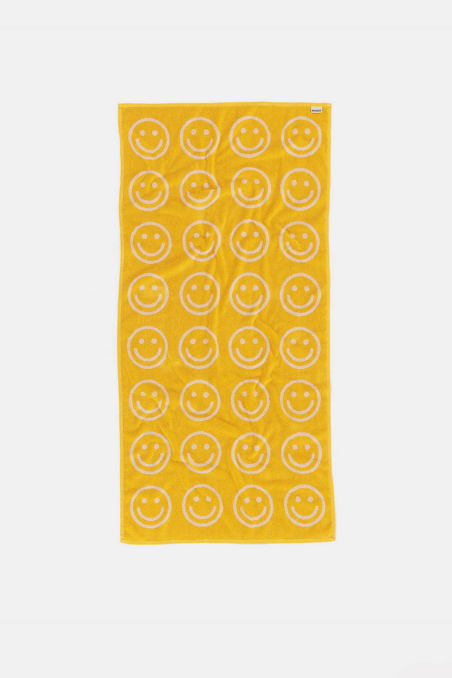 BAGGU Marigold Happy Bath Towel - Yellow ALL 4