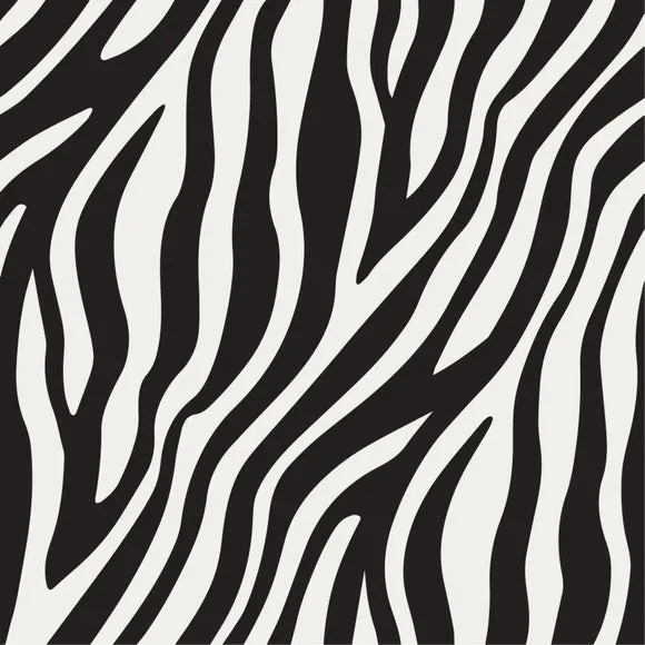 Metal Drum Zebra Print Side Table 6