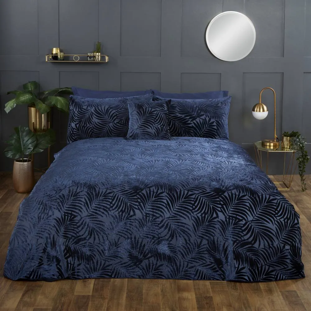 Rapport Home Double Paloma Duvet Set  - Navy, Blue