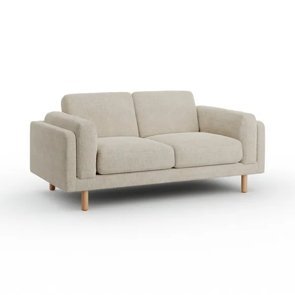 Newton Chunky Tonal Weave 2 Seater Sofa 6