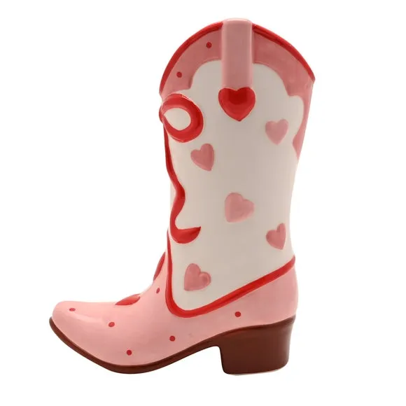 The Feel Good Club Cowgirl Boot Ceramic Vase 6