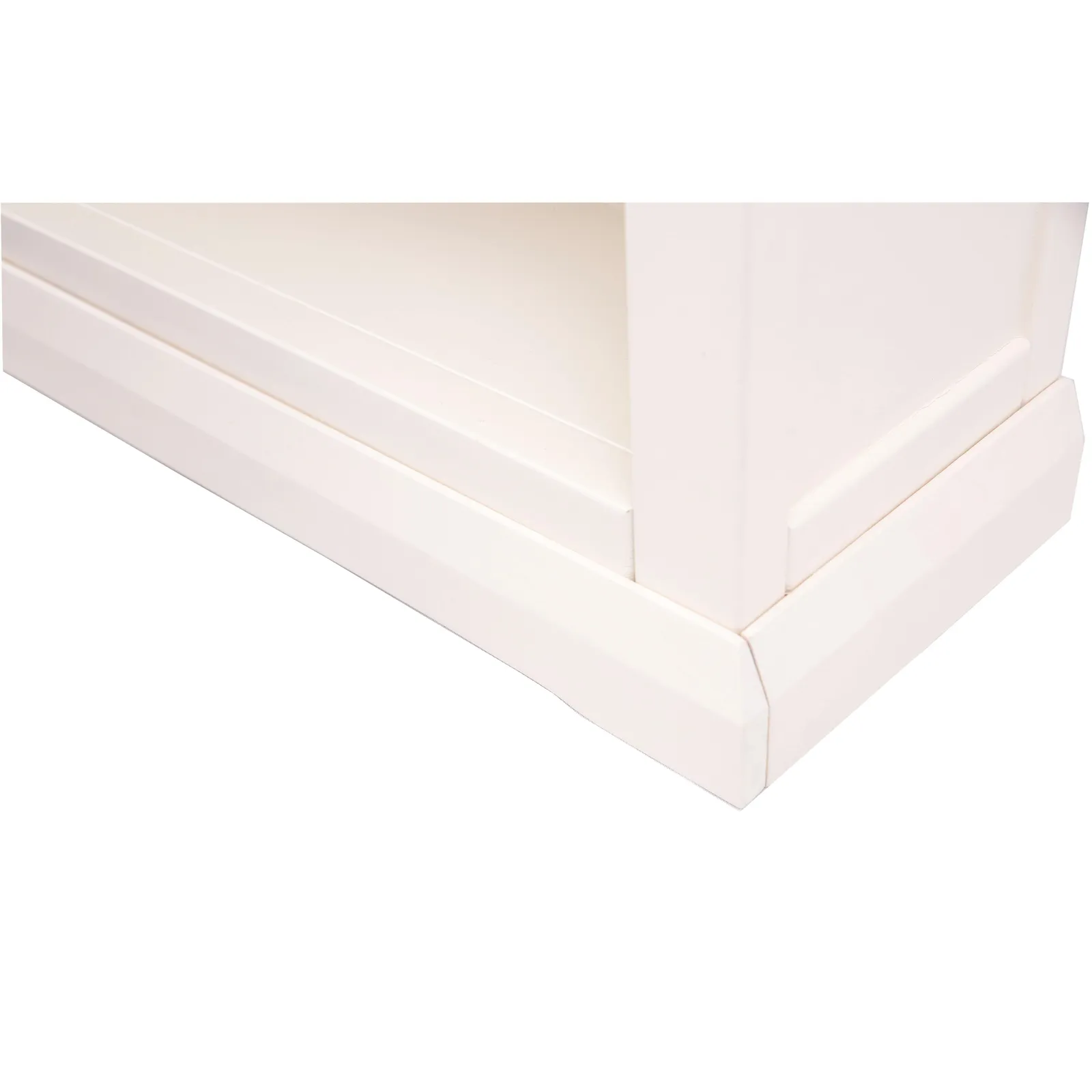 Cabinet Bits Bookcase with plinth 120x70x25cm in Off-White 6