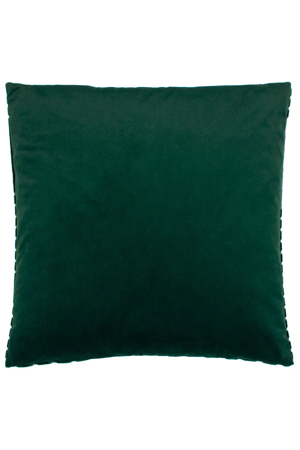 Paoletti Evoke Cut Velvet Cushion in Emerald 2