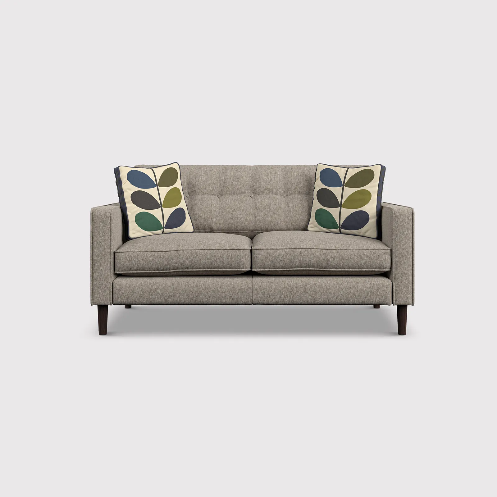 Orla Kiely Ebben Small Sofa, Grey Fabric | Barker & Stonehouse 1