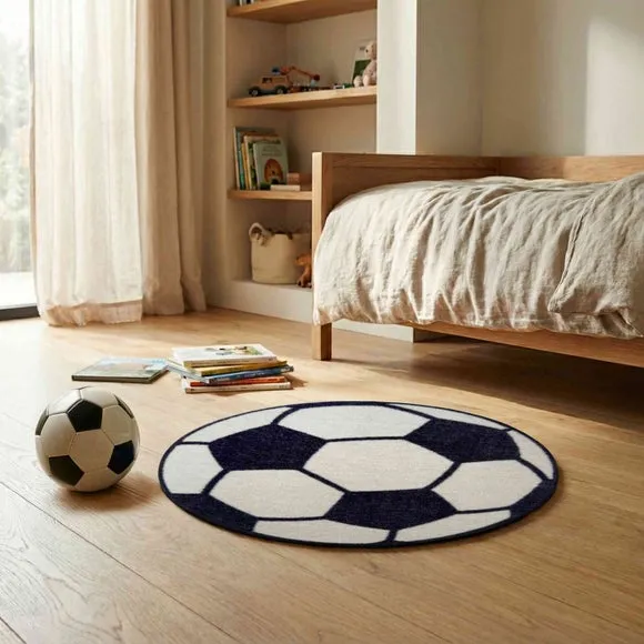 Marvel Printed Football Washable Rug