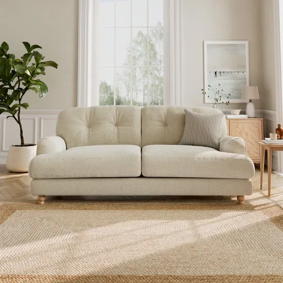 Martha Chunky Chenille 3 Seater Sofa 1