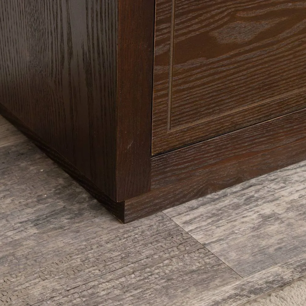 Melody Maison Large Arched Dark Wood Freestanding Storage Cabinet - Kingsley Range in Brown 6