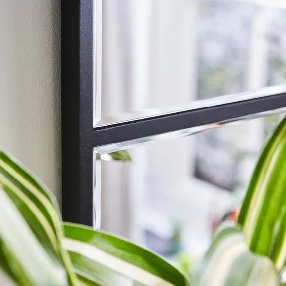 Apartment Window Square Overmantel Wall Mirror 2