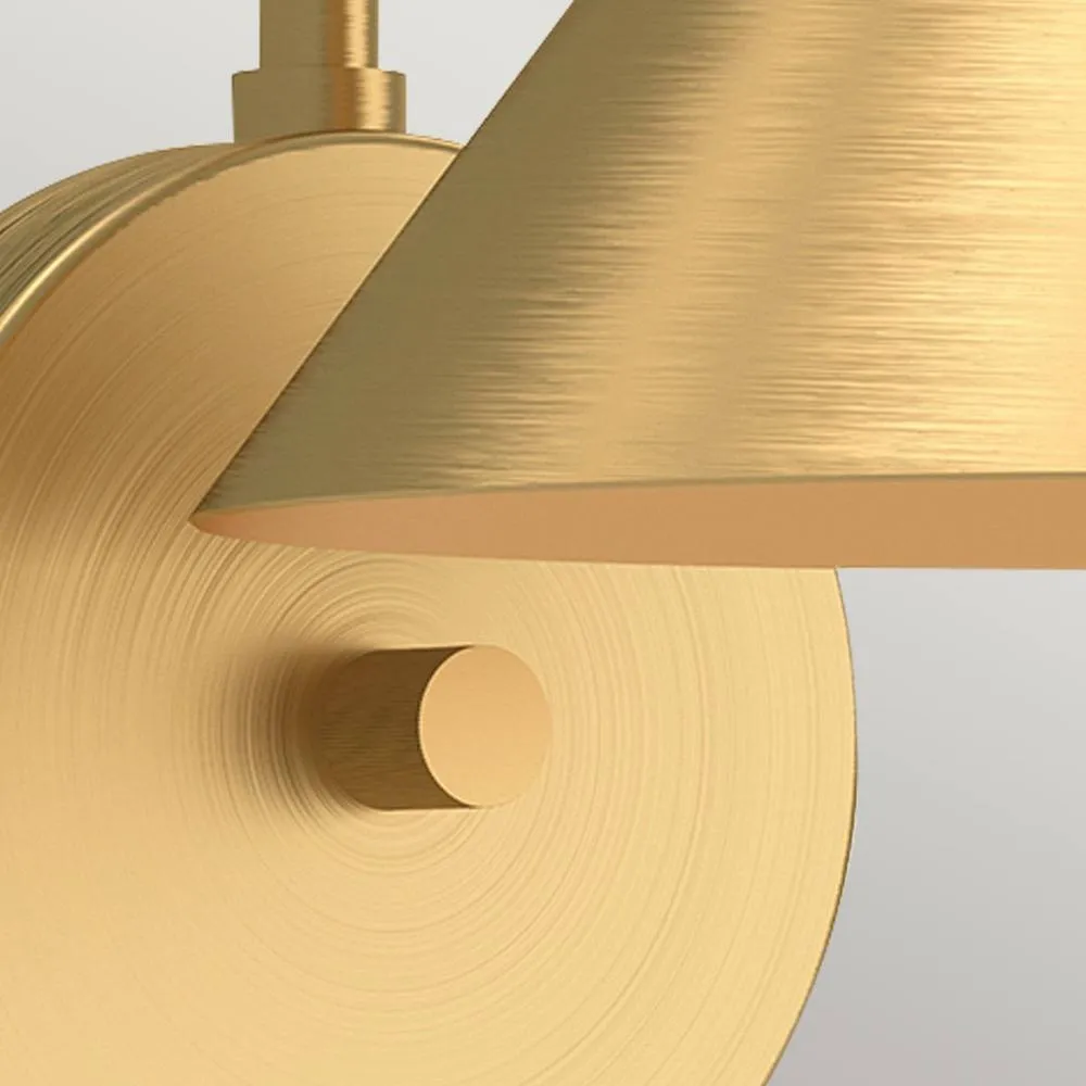 Netlighting Alora Mood Remyck Dome Wall Lamp Contemporary Brushed Gold 1x E27 4