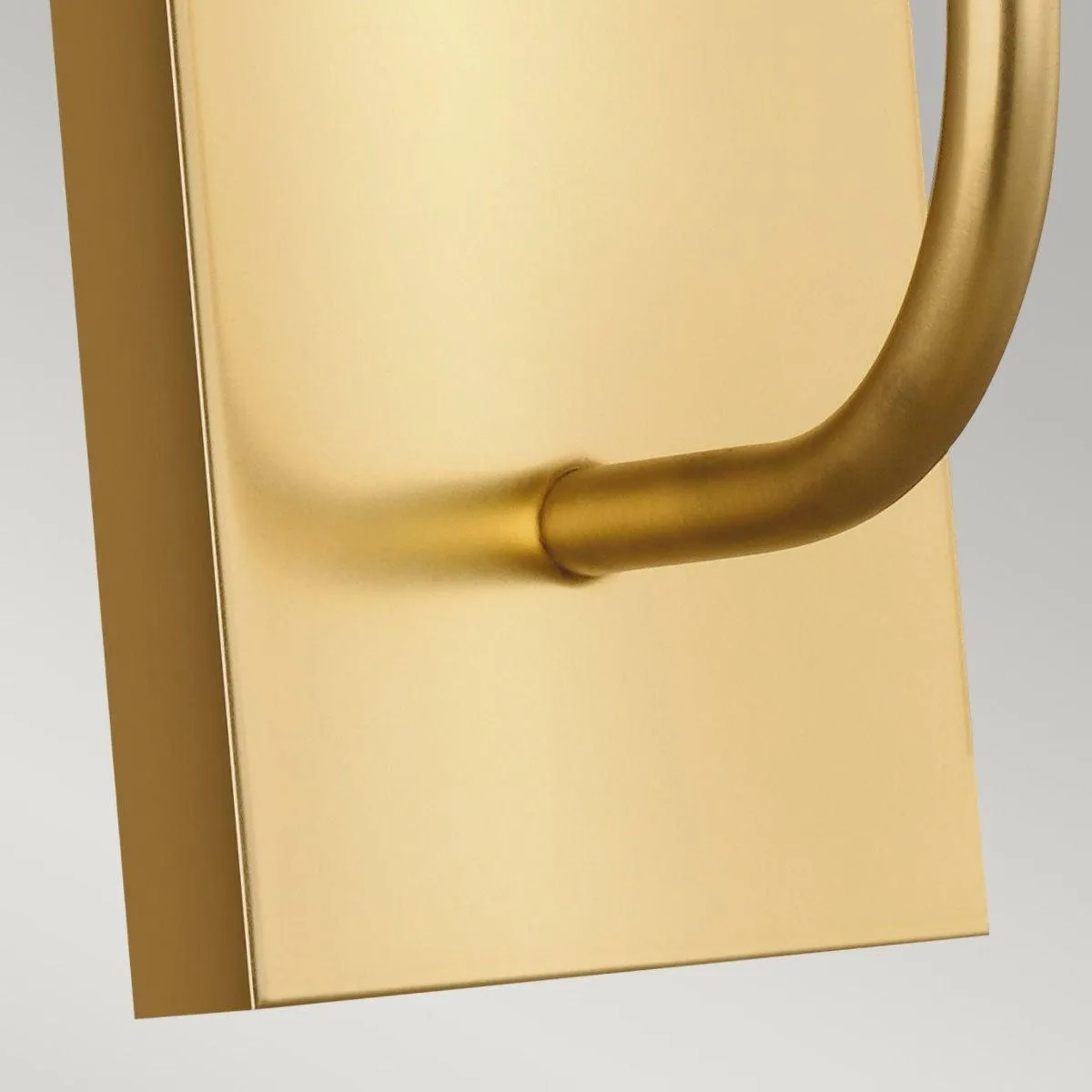 Netlighting Brianna 1 Light Wall Light Burnished Brass E14 in Yellow 5