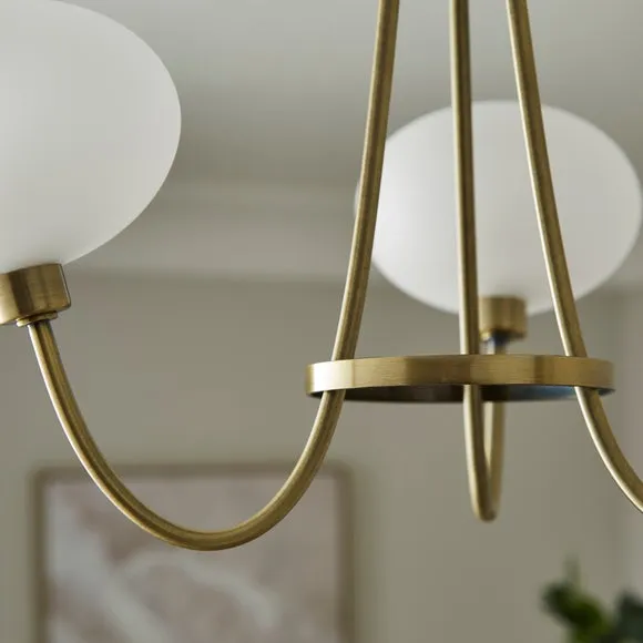 Paris 3 Light Semi Flush Ceiling Light 3