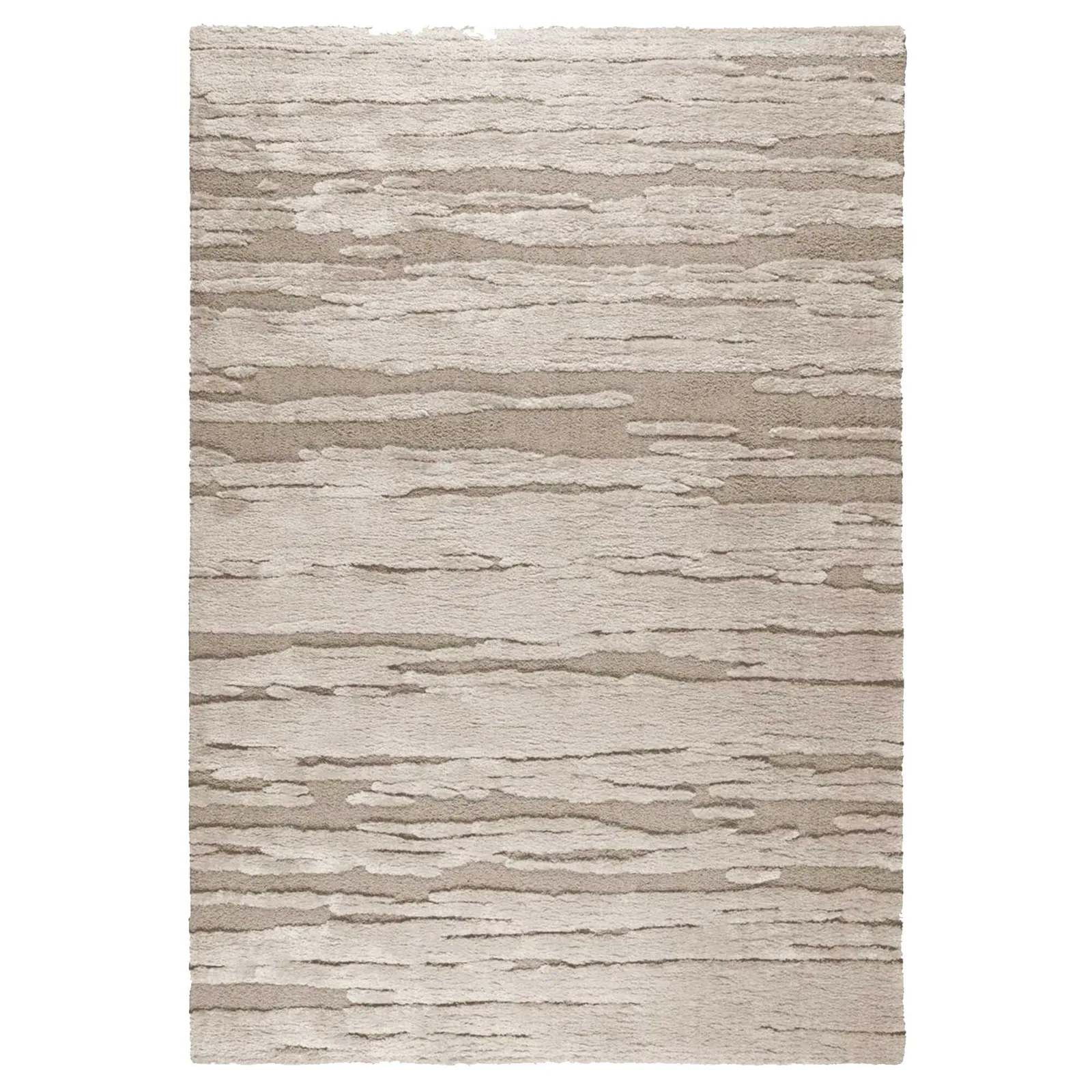 Taupe Etch Rug 160X230Cm, Square Polyester | Barker & Stonehouse