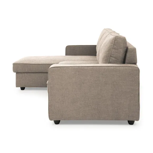 Kayden Woven Reversible Trundle Corner Double Sofa Bed 6