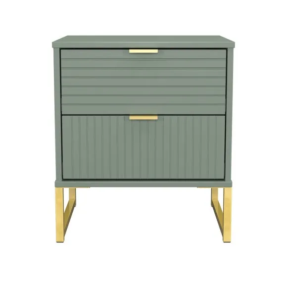 Harborne 2 Drawer Bedside Table 2