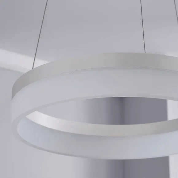 Mickie Integrated LED Hoop Semi Flush Ceiling Light 3