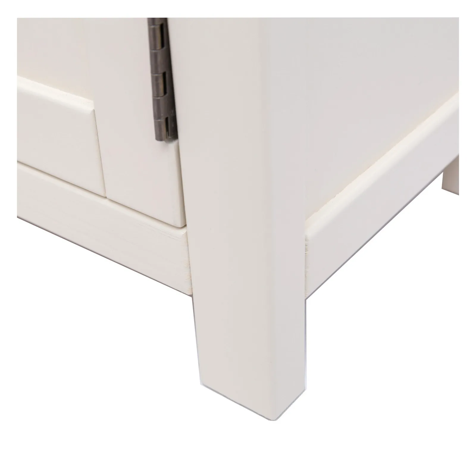 Cabinet Bits Maggiori Off-White 2 Door TV Cabinet Wood Knob 6