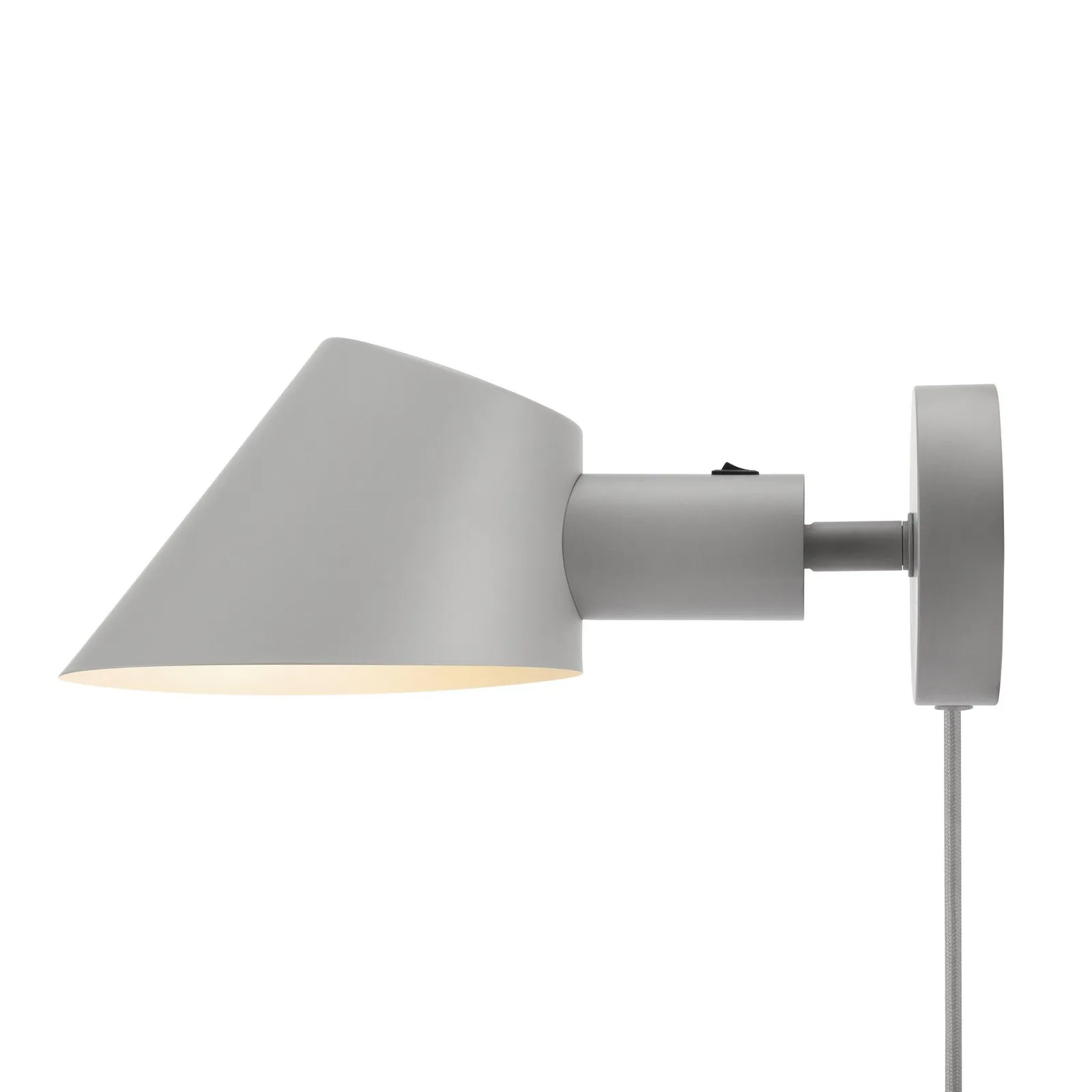 Nordlux Stay Wall Light Grey Metal Bedroom E27 Switch Plug In/Mains 3