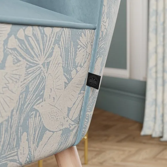 Eliza Wooden Arm Occasional Armchair 4