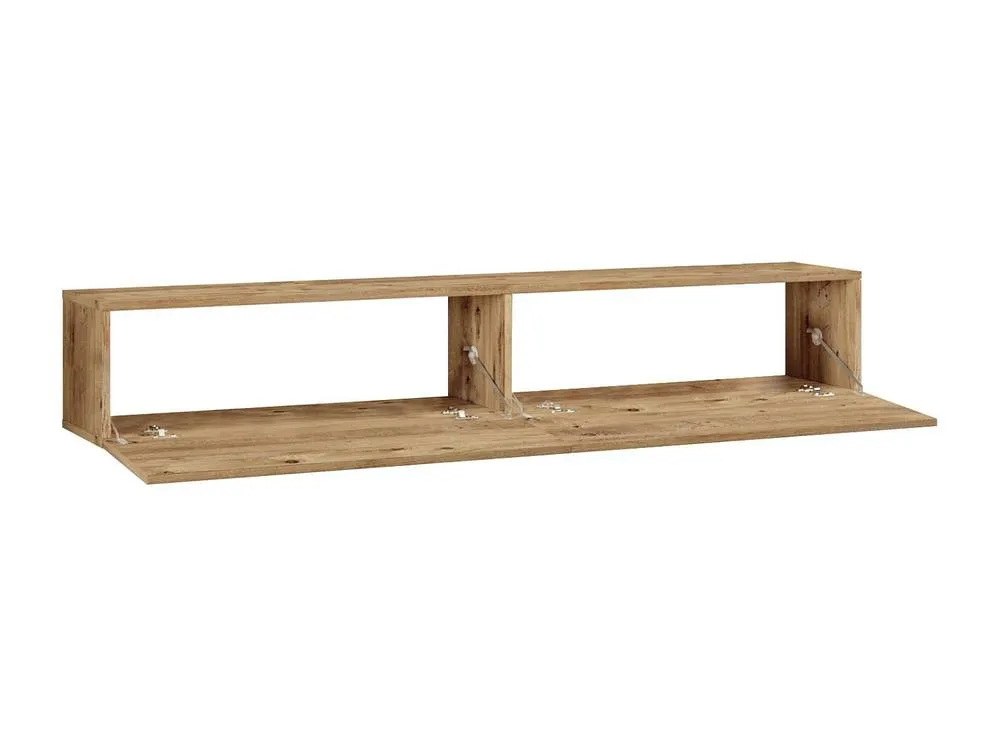 Vente-unique 2 - Door Wall - Mounted TV Unit - Light Natural - AUBEPINA in Light Oak 5