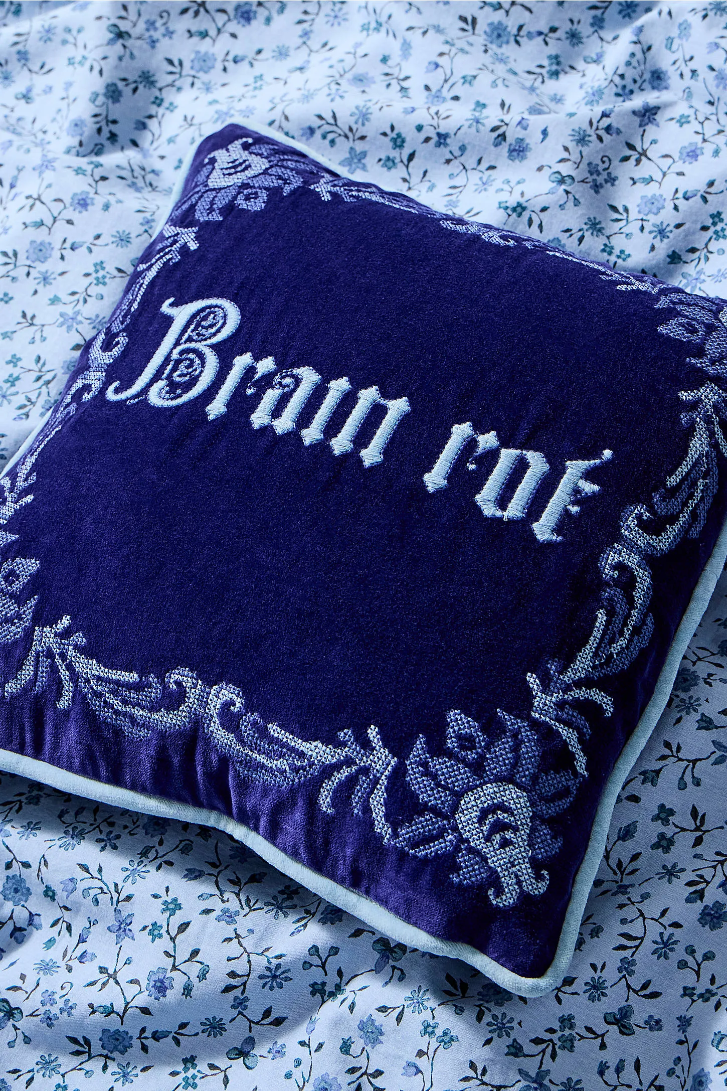 Brain Rot Cushion - Blue 2