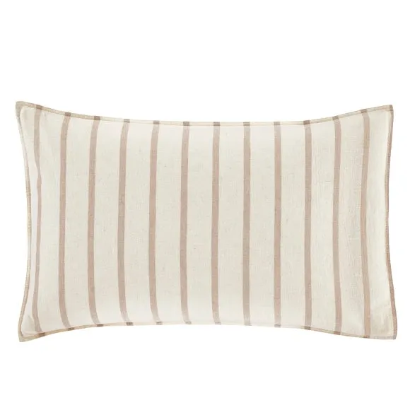 Hoveton Stripe Cotton Linen Duvet Cover & Pillowcase Set 6