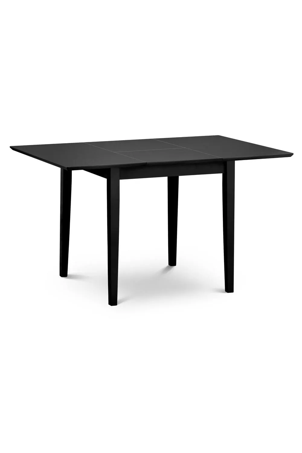 Julian Bowen Rufford Square to Rectangular Extending 4 Seater Dining Table in Black 4