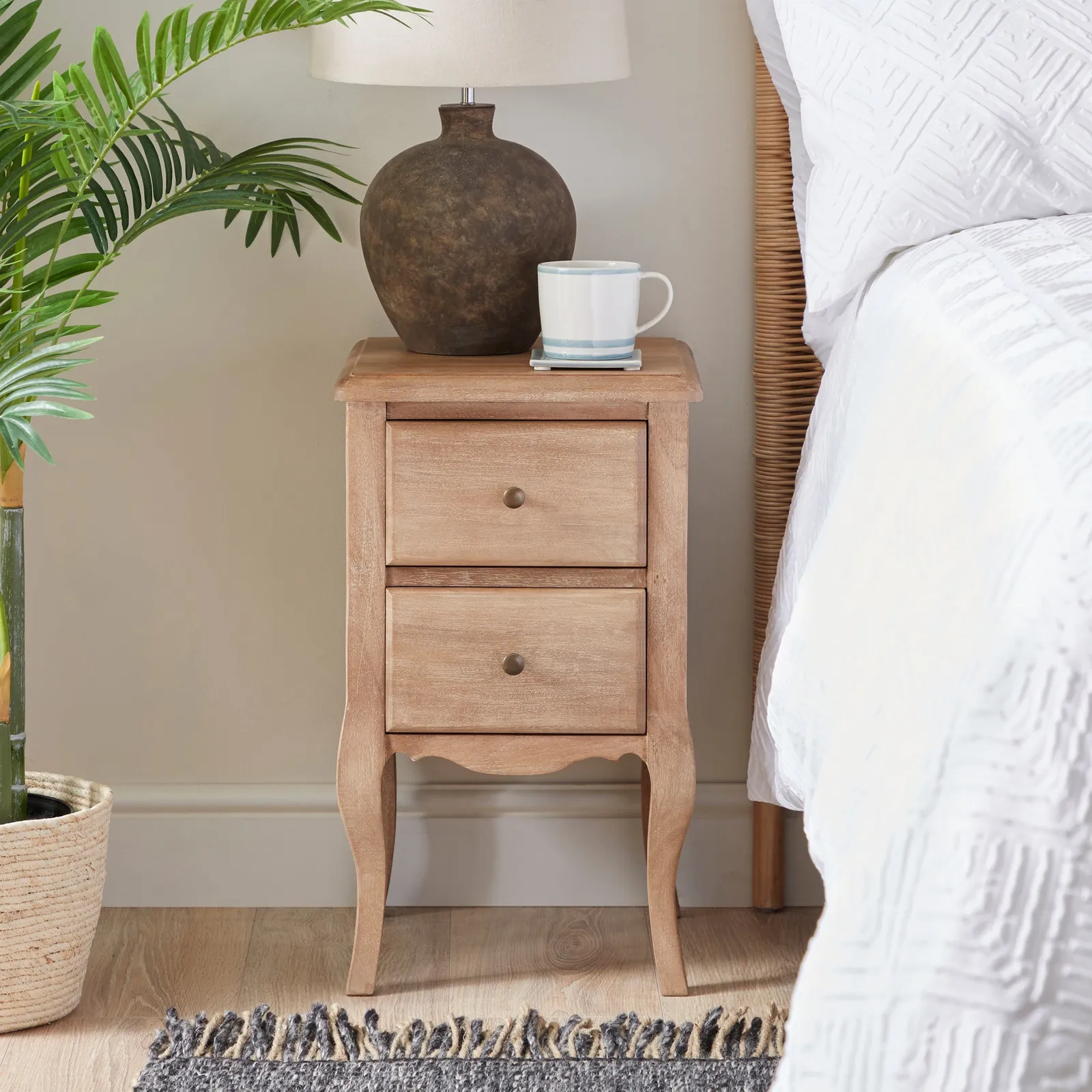 Giselle Bedside Table Brown
