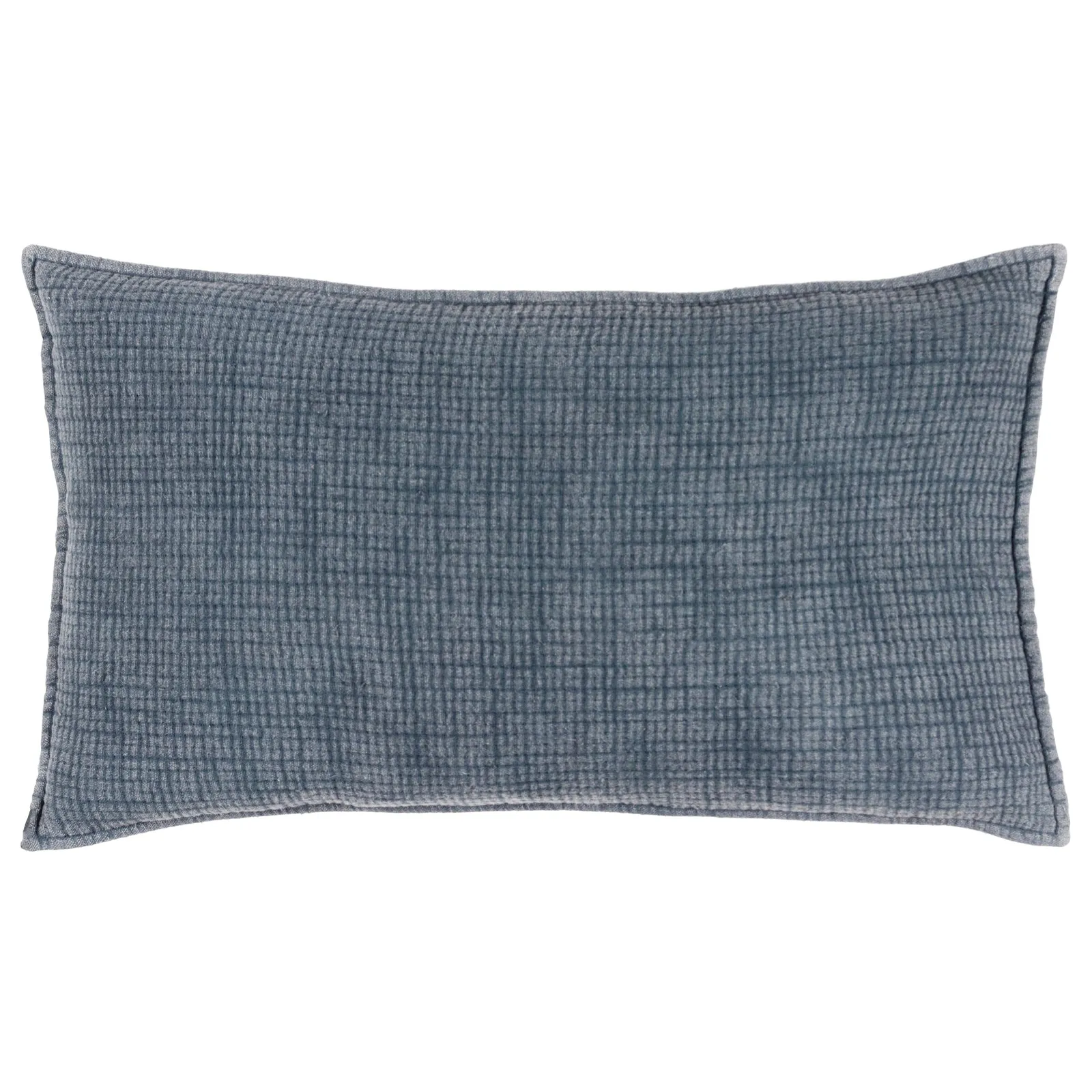 Yard Ribble 100% Cotton Acid Wash Cushion in Blue 2