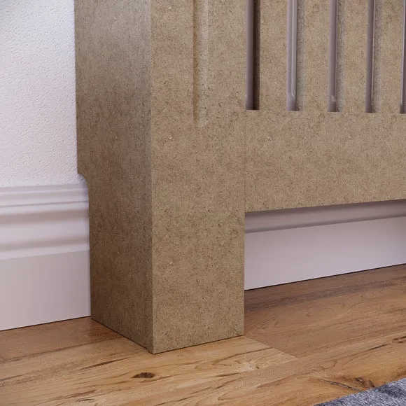 Return - Vida Designs Chelsea Radiator Cover Unfinished, Small 5