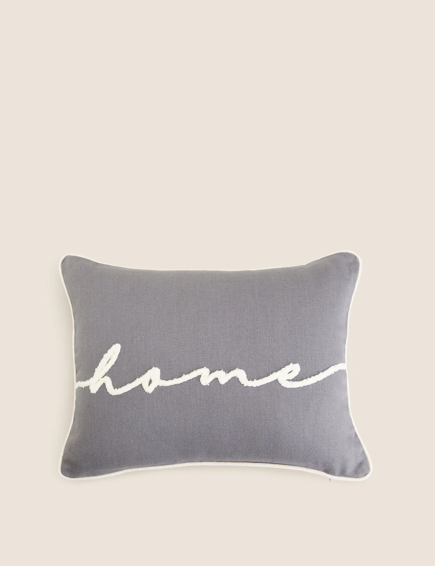 M&S Cotton Rich Home Small Bolster Cushion