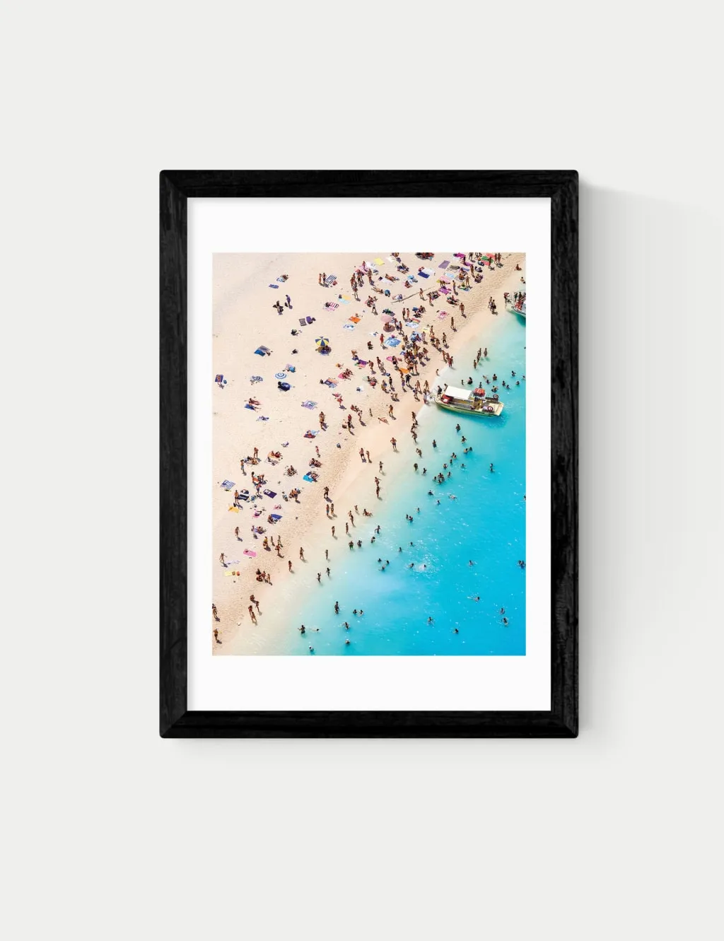 East End Prints By The Sea Framed Art Black