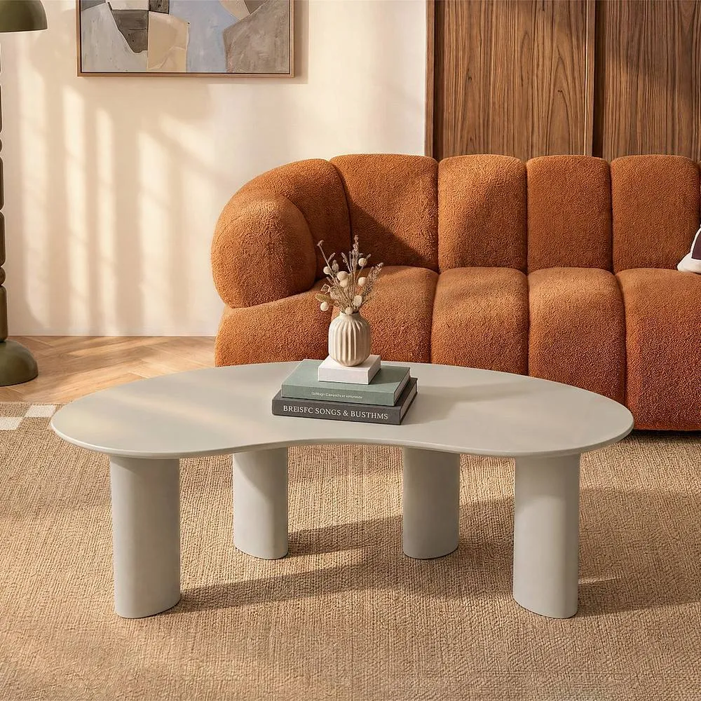 Vente-unique MDF Coffee Table - Beige - CALYNOR